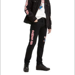 Levi’s 501 Super Mario Nintendo Black Jeans 32 X 32